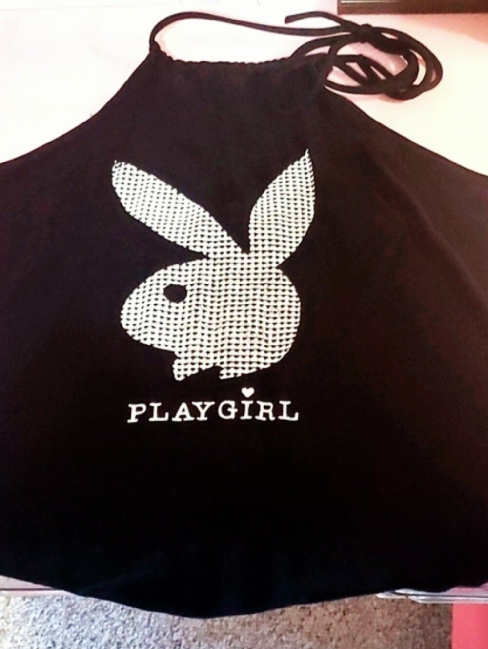 Playgirl halter top
